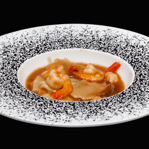 Gambes amb Bambú